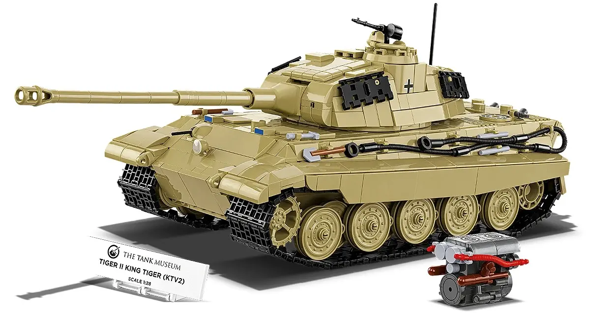 Cobi tanks Tiger II King Tiger 1572 detaļas Photo 19