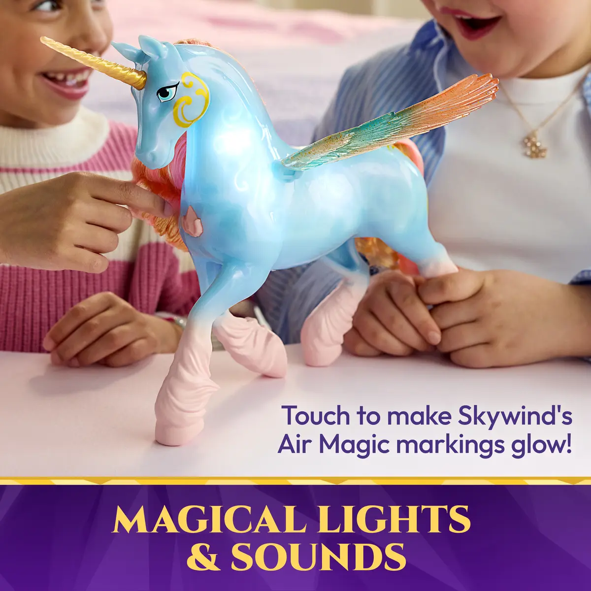 Spinmaster Glow Magic Skywind Interactive Unicorn Photo 9