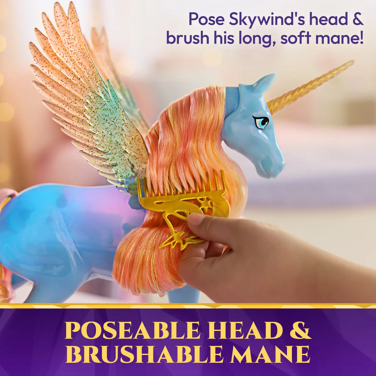 Spinmaster Glow Magic Skywind Interactive Unicorn Photo 11