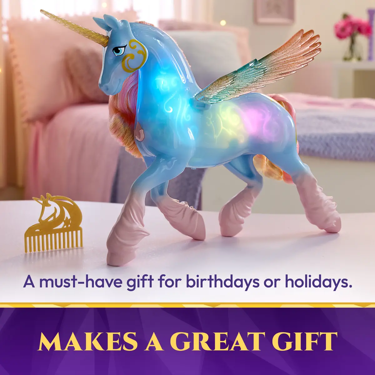 Spinmaster Glow Magic Skywind Interactive Unicorn Photo 14
