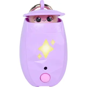 Spinmaster Peekimo Interaktīvais mājdzīvnieks Purpura Valkājams aksesuārs vairāk nekā 100 reakcijas AAA baterija