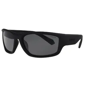 Sunglasses Polaroid PLD 2166/S 00362M9 Male Rectangle Black Plastic Grey Polarized Lens