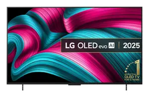 LG C5 42 Дюйма OLED evo AI 4K Smart Телевизор 3840 x 2160 Пикселей Плоский Черный