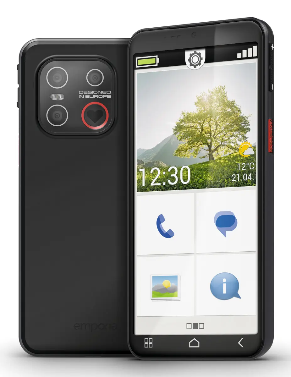 Смартфон Emporia emporiaSMART.7mini 6GB 128GB Черный Photo 2