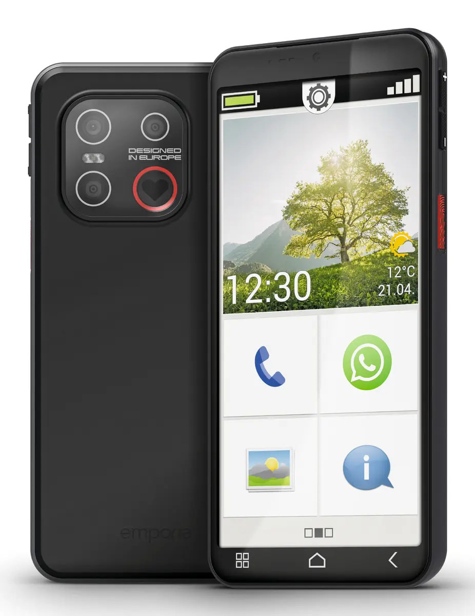 Смартфон Emporia emporiaSMART.7mini 6GB 128GB Черный Photo 4