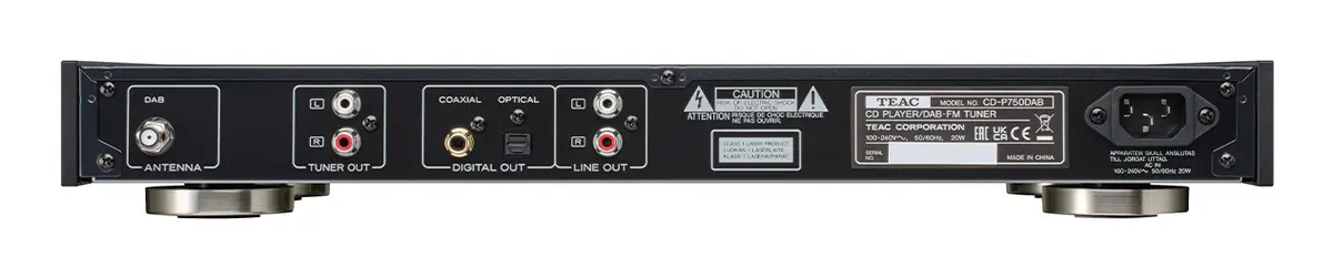 Teac CD-P750DAB CD ierakstītājs Sudraba DAB+