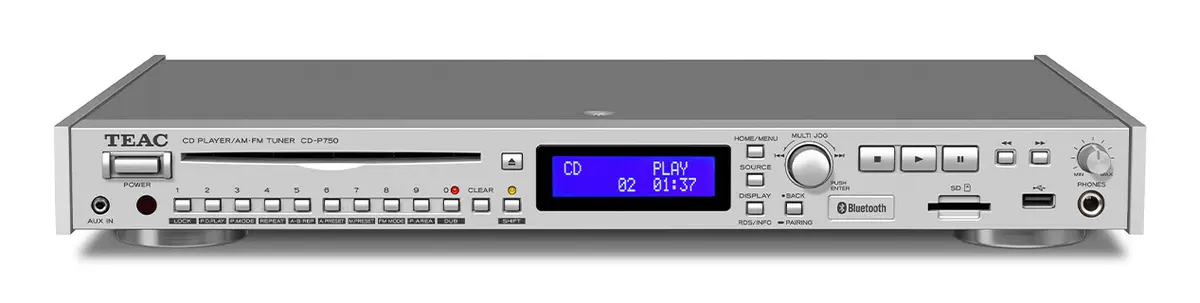 Teac CD-P750DAB CD Recorder Silver Photo 2