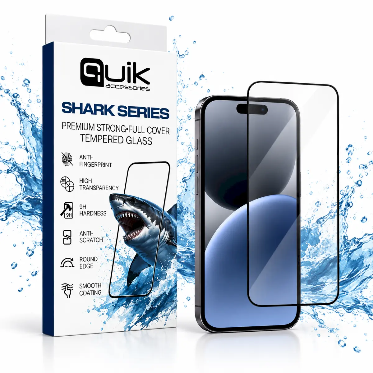 Quik SHARK Series Full Cover rūdītā