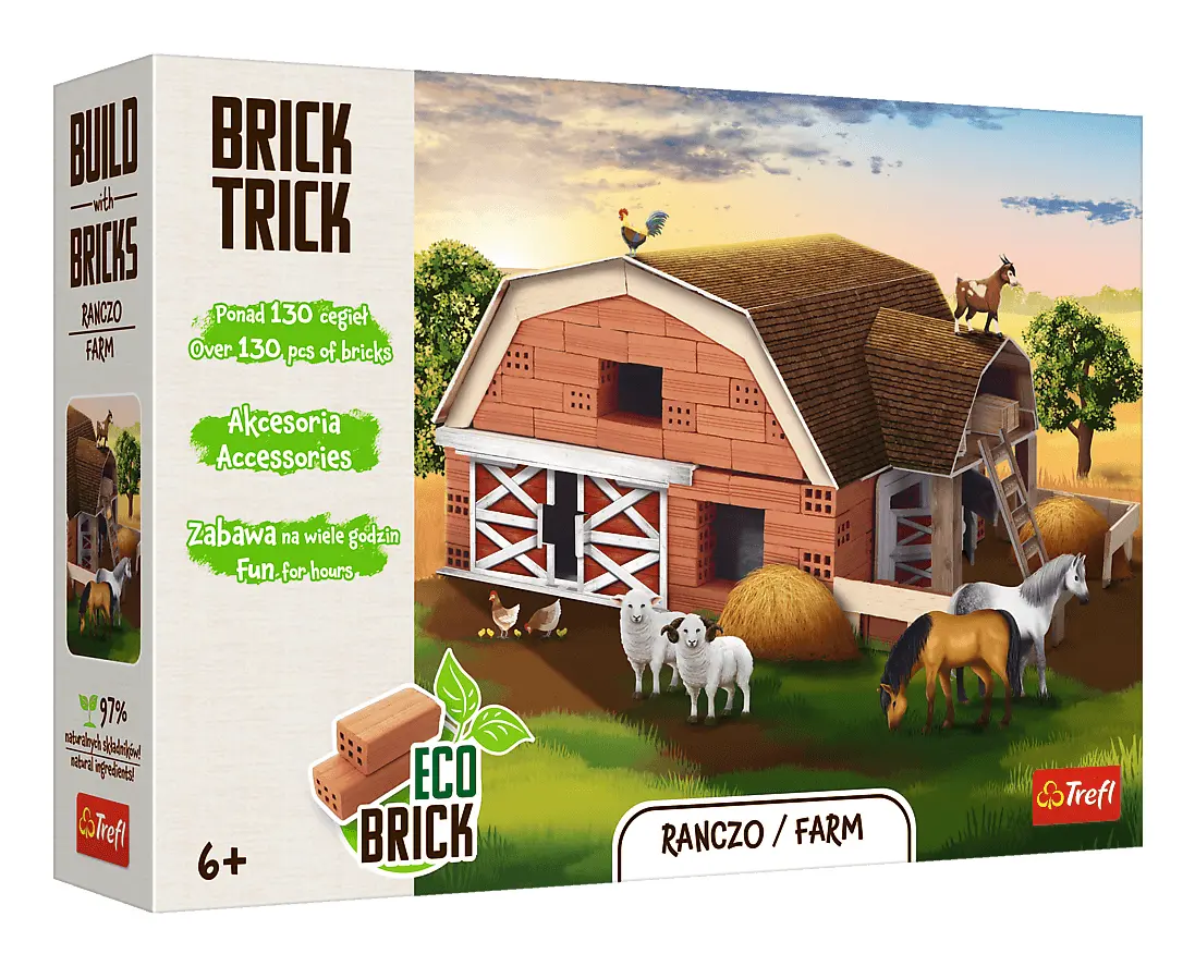 TREFL Brick Trick Ranczo L Строительные блоки Photo 2