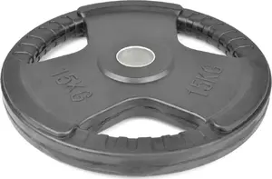 Master Rubber Coated Metal Weight Plate 15 kg