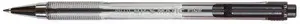 PILOT BP-S Matic Retractable Ballpoint Pen Black Fine Transparent Clip-on