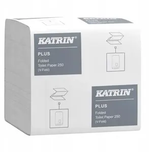 Katrin 56156 Interleaved Toilet Paper 2-Ply