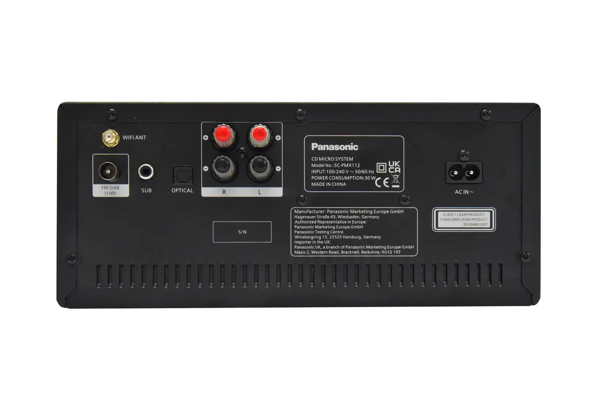 Panasonic SC-PMX112E-K Home Audio Micro System Photo 6