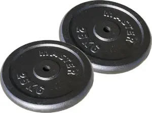 Master Cast Iron Weight Plate 25 kg Set of 2