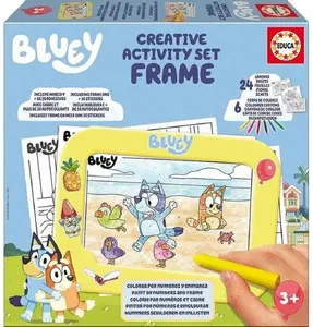 Educa Set 3 in 1 Bluey Creative Activity Set Bērnu krāsošanas komplekts Daudzkrāsains 3 gadi