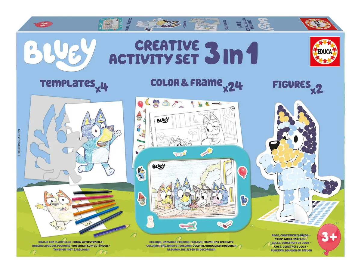 Educa Set 3 in 1 Bluey Creative Activity Set Детский набор для раскрашивания Photo 2