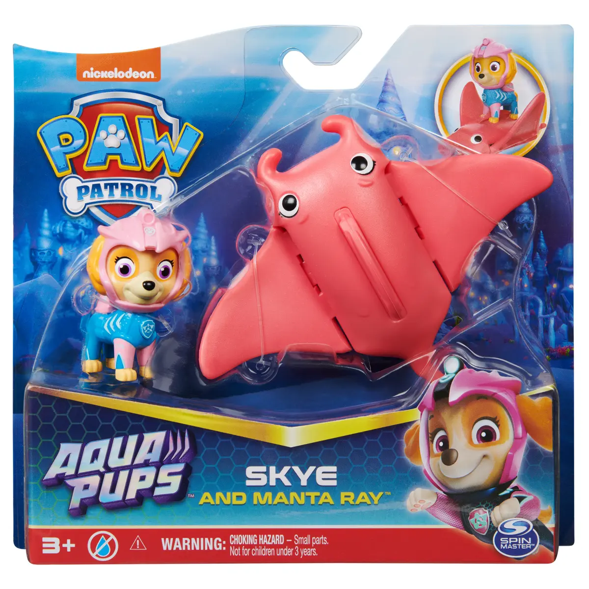 Spin Master PAW Patrol Aqua Pups Skajas un mantas rejas figūru komplekts Photo 2