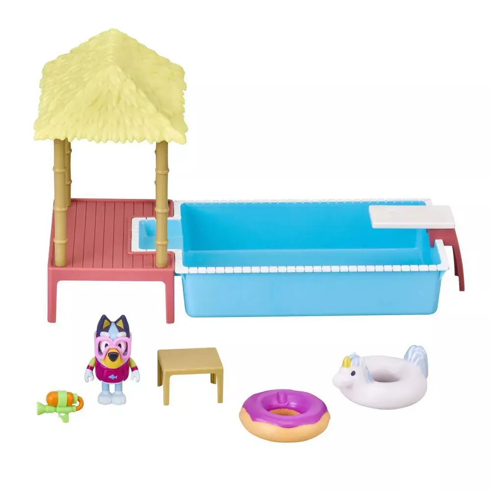 BLUEY Игровой набор Время у бассейна Photo 2