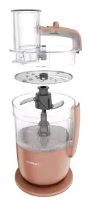 Kenwood MultiPro Go FDP22.130RD Food Processor Red 1.3 L Plastic Bowl 2 Speeds Pulse Function