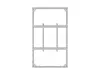 MULTIBRACKETS M Pro Series 75 Inch Wall Enclosure White Photo 4