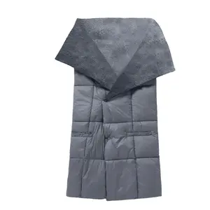 Blauberg BL-PK01 Heated Poncho Blanket One Size Grey USB Powered 3 Heating Levels