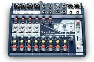 Soundcraft Notepad-12FX Аналоговая микшерная консоль с процессором эффектов Lexicon и USB аудиоинтерфейсом