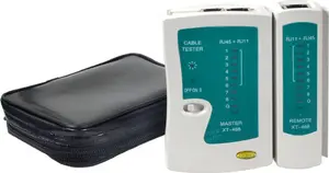 Triton 39939.1 Vītā pāra kabeļu testeris RJ-11 RJ-12 RJ-45 Zaļš Pelēks