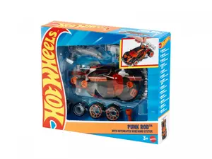 KLEIN Hot Wheels Build-and-Screw Car Игрушечная машинка PUNK ROD с отверткой 7 винтов 4 шины 5 деталей 21,2 x 8,7 x 6,1 см