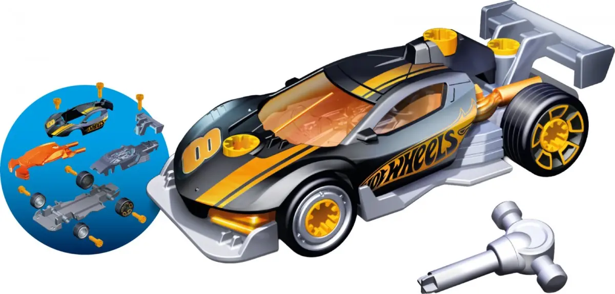 KLEIN Hot Wheels Build-and-Screw Car Игрушечная машинка PUNK ROD Photo 7