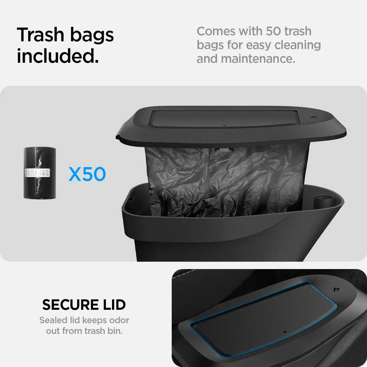 Spigen Car Trash Bin TO282H Tesla Model 3 Highland Photo 8