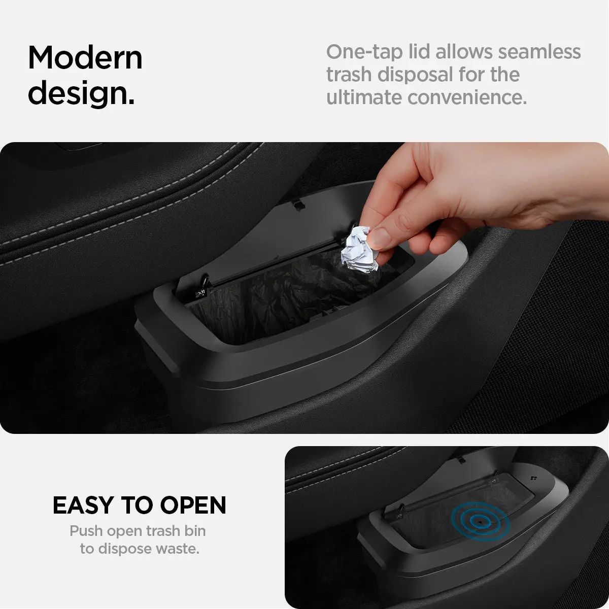 Spigen Car Trash Bin TO282H Tesla Model 3 Highland Photo 10