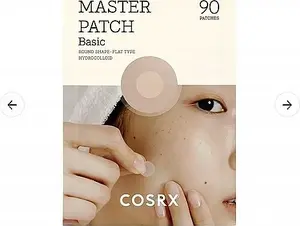CosRx Master Patch Basic hydrocolloid spot patches for acne and blemishes, 90 pieces