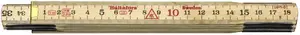Hultafors 100104 Wooden Folding Ruler 2 m Metric 17 mm