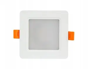 Светодиодный встраиваемый светильник downlight led line MOLLY 5W 450lm 3000K теплый квадрат