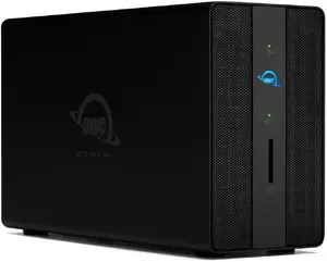 OWC TB3GM000H04 Thunderbolt 3 Divu disku ārējā krātuves dokstacija Melna 2 TB HDD Vadu