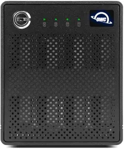 OWC ThunderBay 4 mini HDD ietvars 2.5" 16 TB Melns USB Type-C 40 Gbit/s RAID