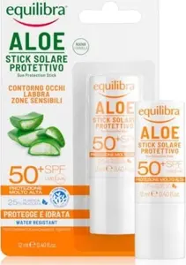 Солнцезащитный стик Equilibra Aloe Solare SPF50+ UVA/UVB