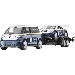 Siku 2569 Transportlīdzekļu komplekts plastmasas daudzkrāsains VW ID. Buzz ar Porsche 911 GT3 RS