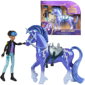 Spinmaster Unicorn Academy - Rory and Unicorn Storm (with real mane and tail and brush)