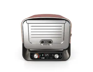 Ninja OO101EU Āra grils Elektriskais un Oglu 2400 W Taisnstūra Melns Sarkans Sudraba