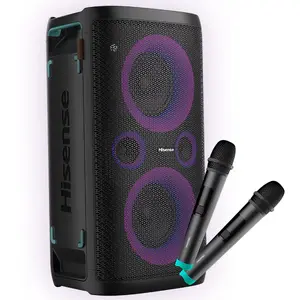 Hisense Party Storm 1 Вечеринка спикер Черный 300 Вт Проводной и беспроводной Bluetooth Водонепроницаемый
