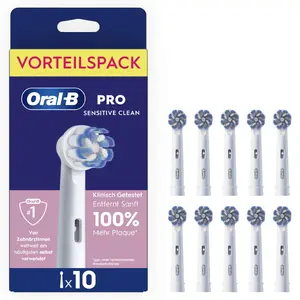Oral-B Pro Sensitive Clean сменные насадки для зубной щетки 10 штук белые мягкие ультратонкие щетинки