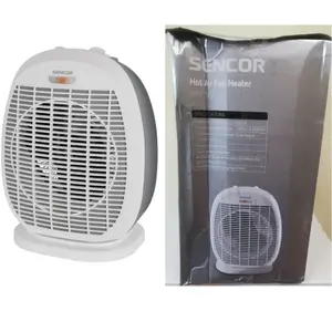 Sencor SFH 7057WH Тепловентилятор 2000Вт 2 Режима Мощности Термостат Функция Холодного Воздуха Автоповорот 90 Градусов Защита От Перегрева