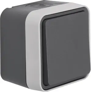 Schneider Electric 50453525 Light Switch Metal Grey IP55 250V 10 Pack