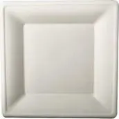 Тарелка квадратная из сахарного тростника Papstar Pure 155 x 155 мм 50 шт компостируемая пригодная для микроволновки