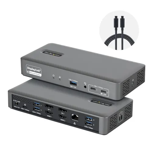 StarTech Dual-Monitor USB-C Docking Station 4K 60Hz Photo 3