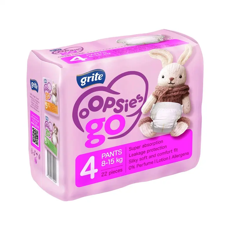 Grite OOPSIES go biksītes-autiņbiksītes izmērs 4 22 gab Photo 2