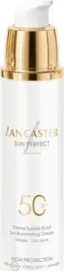 Lancaster Sun Perfect Sunscreen Cream Face 50 SPF Illuminating Pump Bottle 50 ml