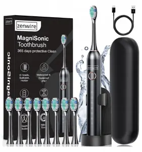 Zenwire Sonic 506 Melna soniskā elektriskā zobu birste