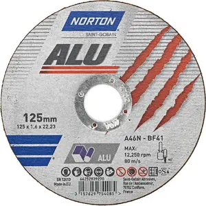 Norton Clipper Aluminum Cutting Disc for Power Tools